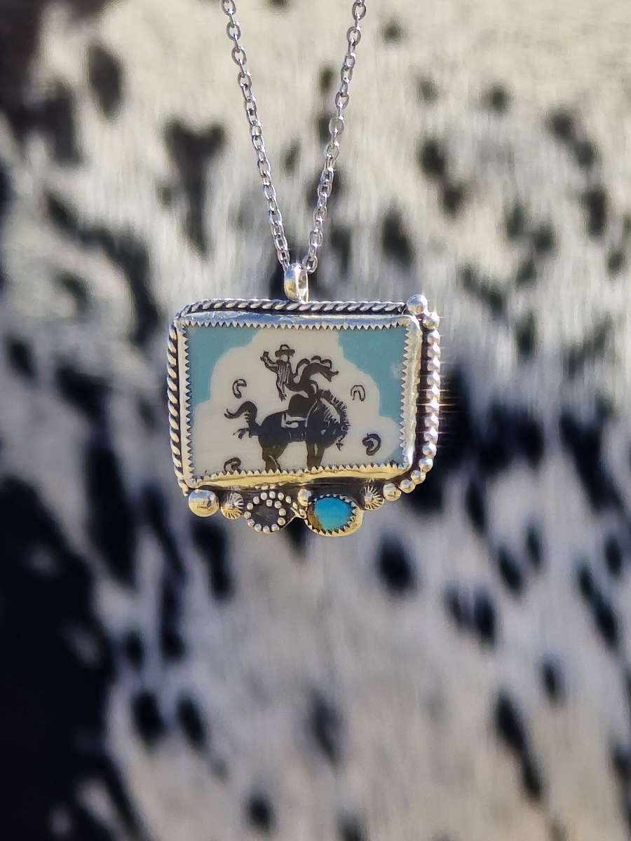 Bronc necklace