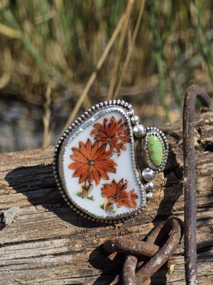 Indian Paintbrush ring